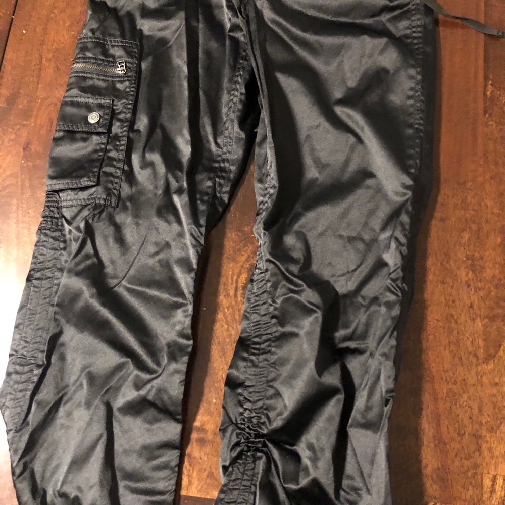 Silky and sassy cargo pants by Express.